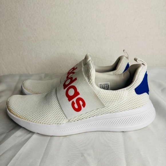 Adidas Mens Lite Racer Adapt 4.0 White Low Top Athletic Running Shoes Si… - Picture 2 of 9